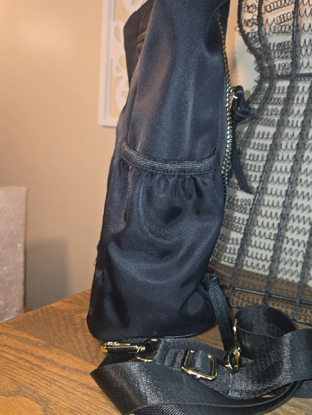 Black Women's Convertible Backpack Tote - Unbranded